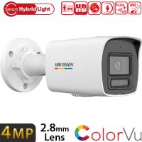 HIKVISION DS-2CD1047G2H-LIUF 4MP 2.8MM 30MT COLORVU SMART HYBRID LIGHT ACUSENSE DAHİLİ MİKROFON IP BULLET KAMERA